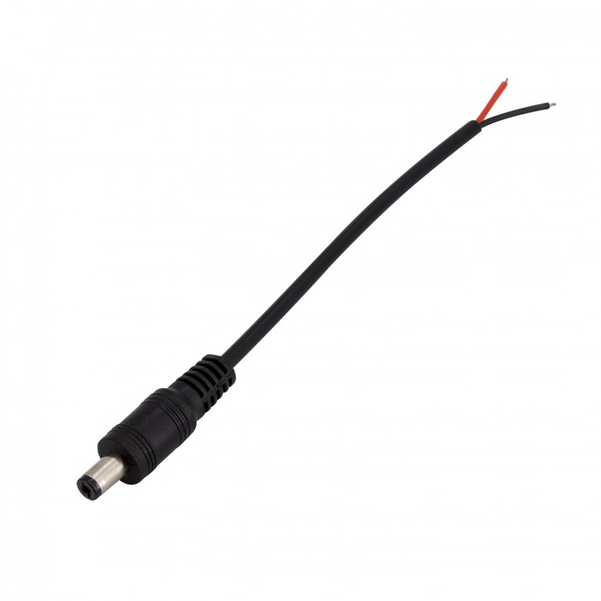 Connector kabel mannelijk voor LED strips 12/24V