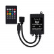 Controlador Musical Tira LED RGB 12V con control remoto