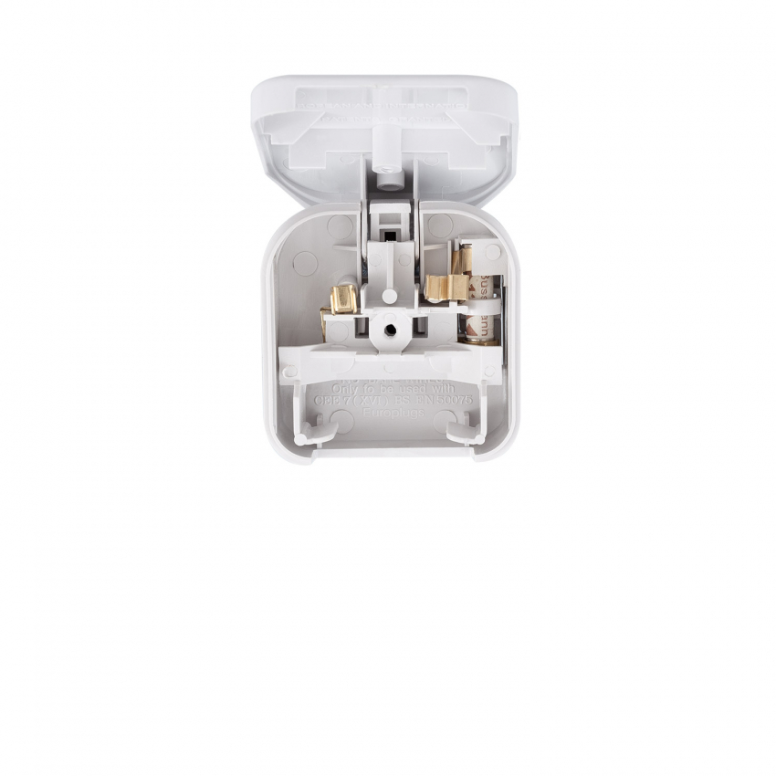 Adaptador Enchufe Tipo C a Enchufe Tipo G (UK)