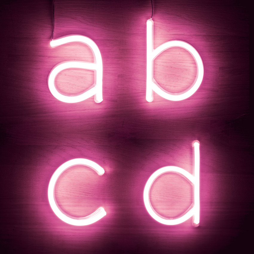 Roze LED Neon Letters