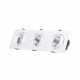 Foco Downlight LED Rectangular Triple New Manhatan 15W