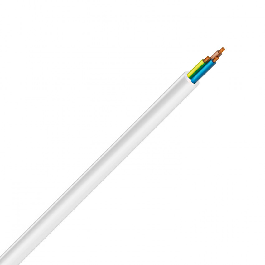 Indoor Flexibele Kabel 3 x 1,5mm² Wit 1kV RV-K