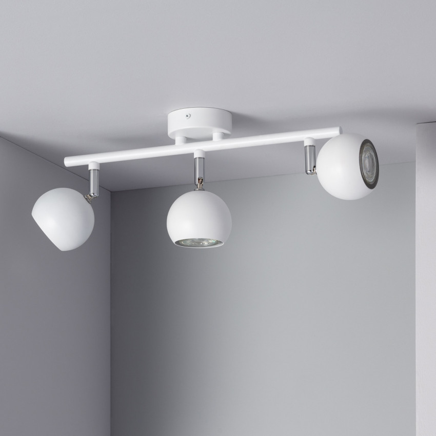 Foco Orientable Ates 3x Blanco