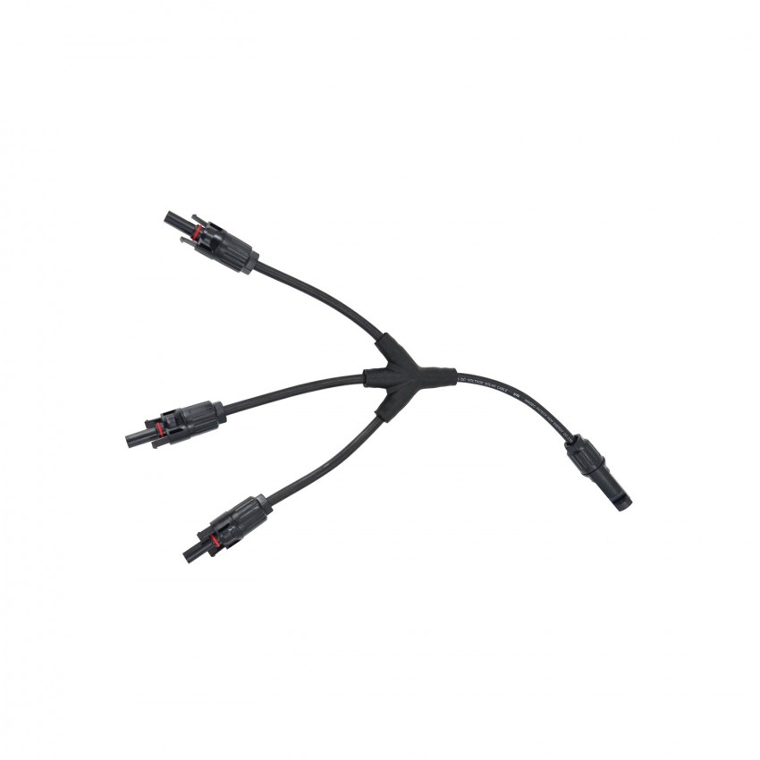 Flexibele multi-contact MC4 3/1 IP68 connectoren voor een 4-6mm² kabel 