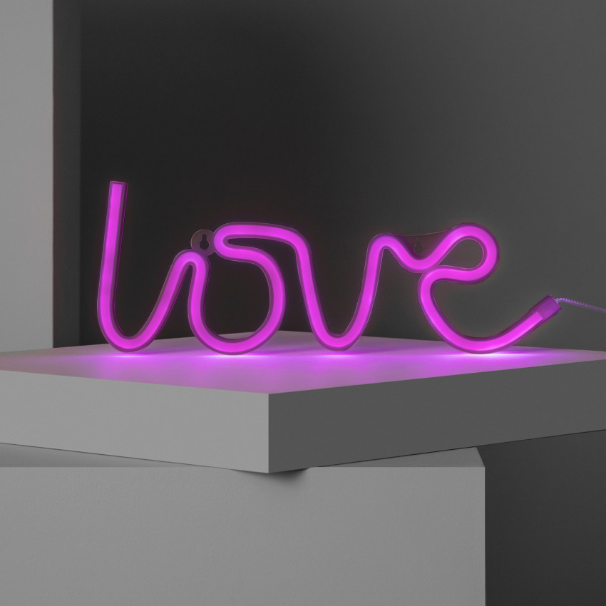 Letras Neon LED Love