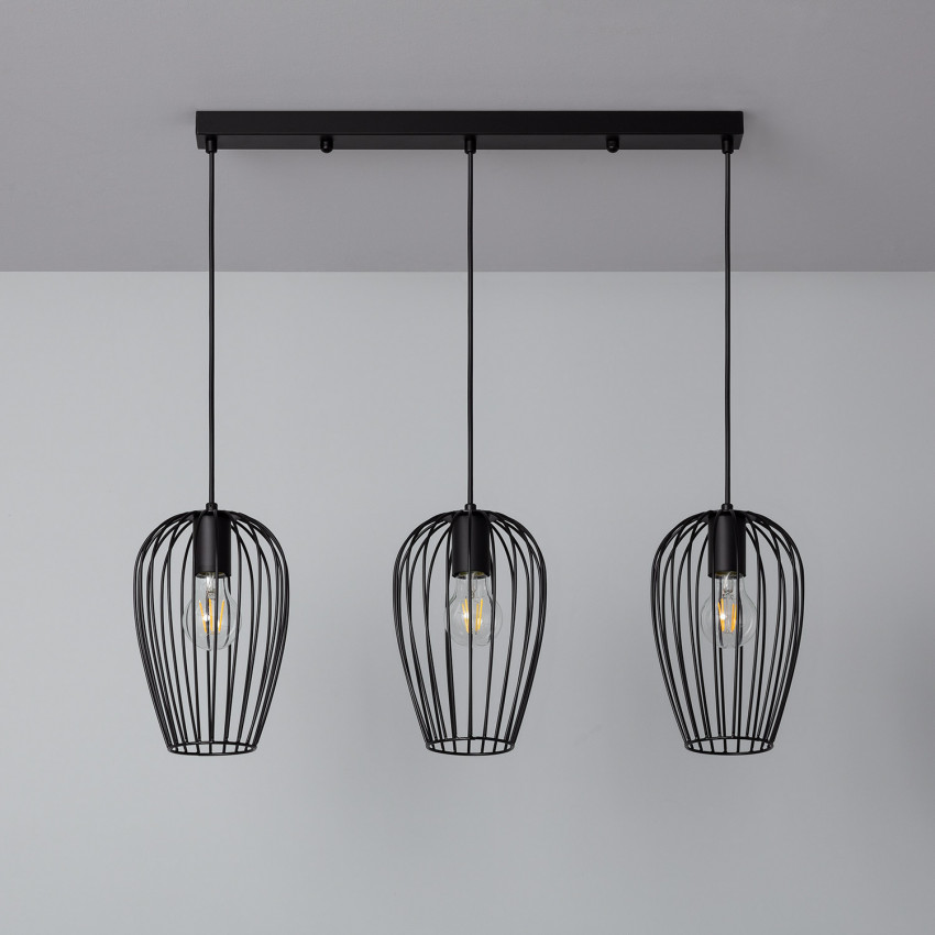 Hanglamp Metaal 3 spots  Telmi