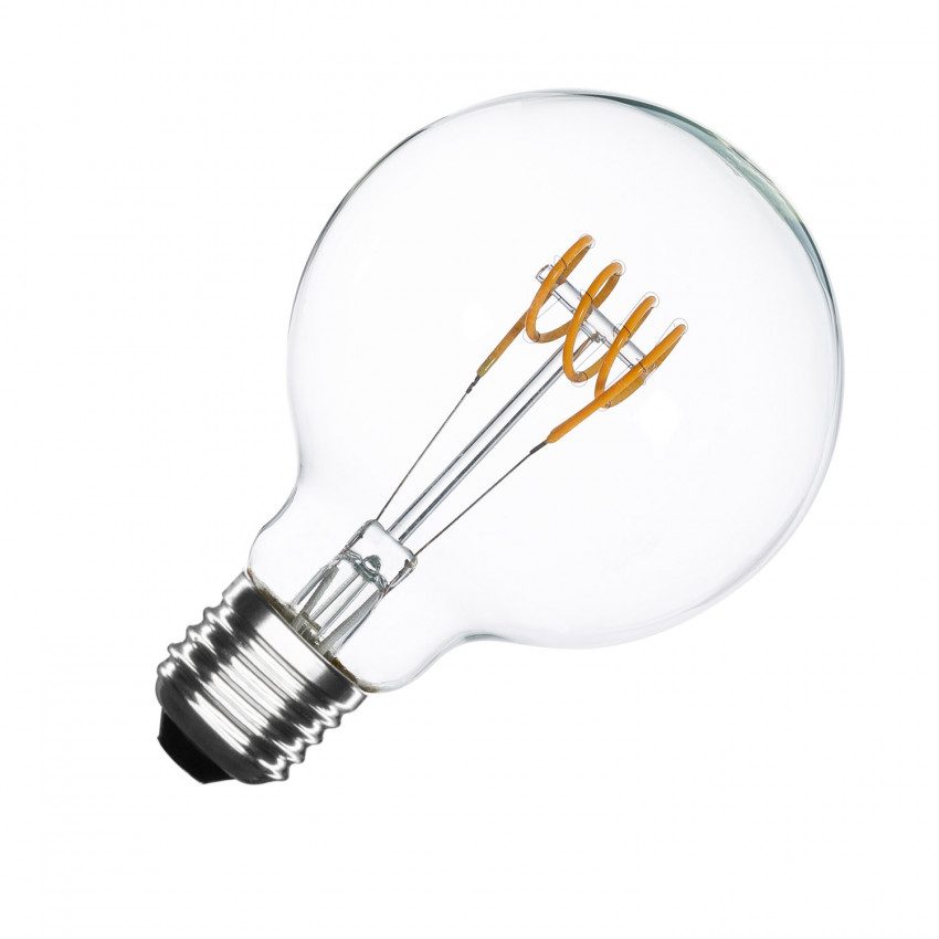 LED Lamp Filament  E27 4W 130 lm G95  Dimbaar Spiral