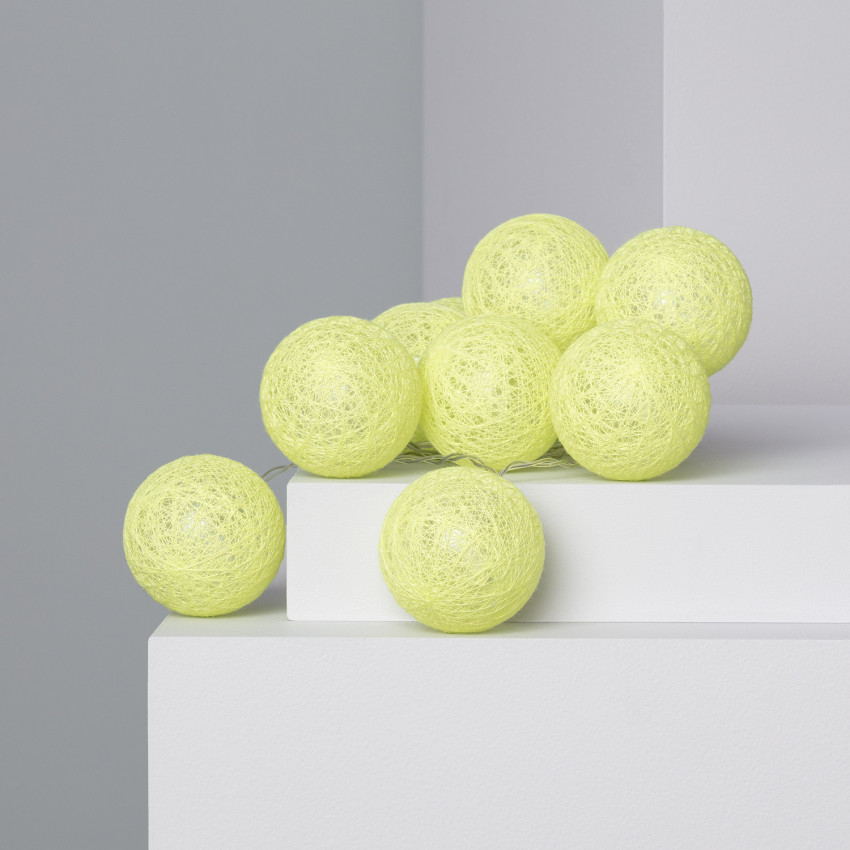 Lemon LED slinger van 10 bollen