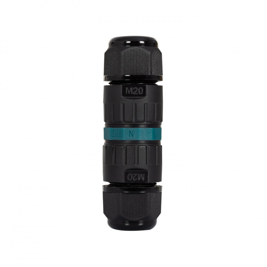 Waterdichte Kabelconnector 3 Contactpunten 0,5-2,5 mm² IP68 zonder schroeven