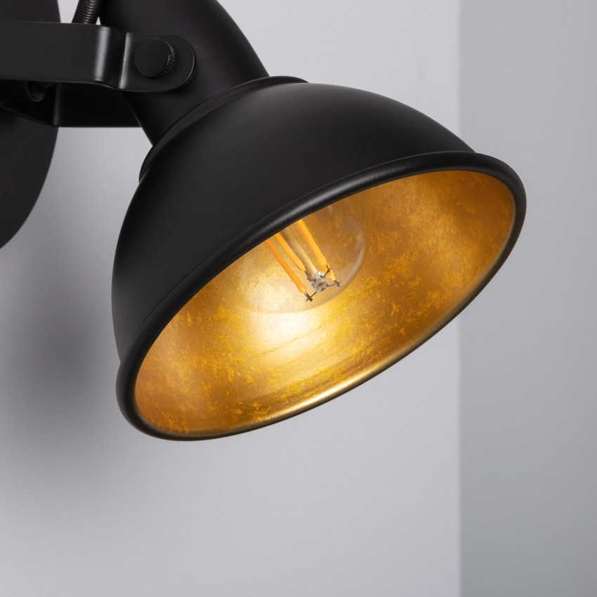 Foco Orientable Emer Negro
