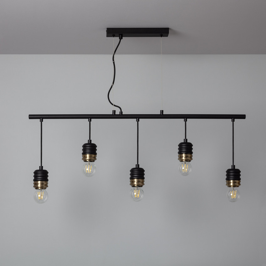 Hanglamp Metaal Rugat 5 Spots