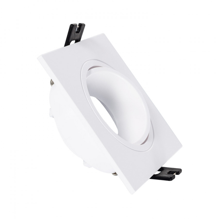 Downlight Aro Vierkant kantelbaar voor LED lamp GU10 / GU5.3 Ø 75 mm