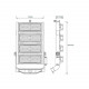 Foco Proyector LED 1000W Stadium Profesional SAMSUNG 170lm/W INVENTRONICS Regulable 1-10 V