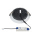 Downlight LED 40W SAMSUNG New Aero Slim 130 lm/W (UGR17) LIFUD Corte Ø 205 mm