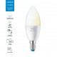 Pack 2 Bombillas LED Smart WiFi + Bluetooth E14 C37 CCT Regulable WIZ 4.9W