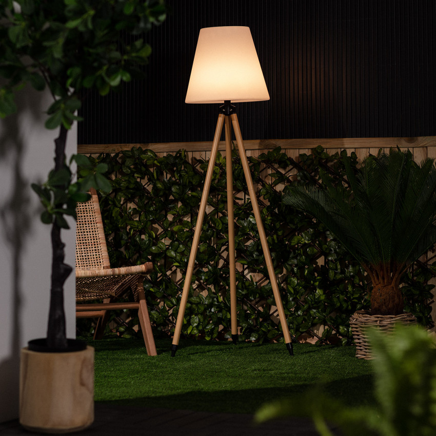 Productfotografie: Staande Lamp Outdoor Metaal RGB Solar met accu USB Oplaadbaar Kefre 