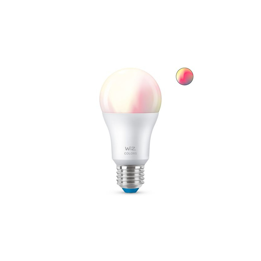 Slimme LED Lamp E27 8W 806 lm A60 WiFi + Bluetooth Dimbaar RGB+CCT WIZ 
