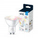 Bombilla LED Smart WiFi + Bluetooth GU10 PAR16 RGBCCT Regulable WIZ 4.9W