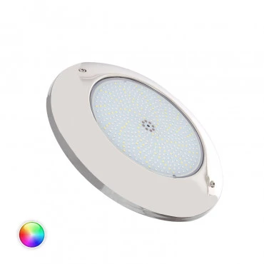 Zwembadlamp Opbouw LED RGBW Onderdompelbaar  12V DC IP68 RVS 35W Nee