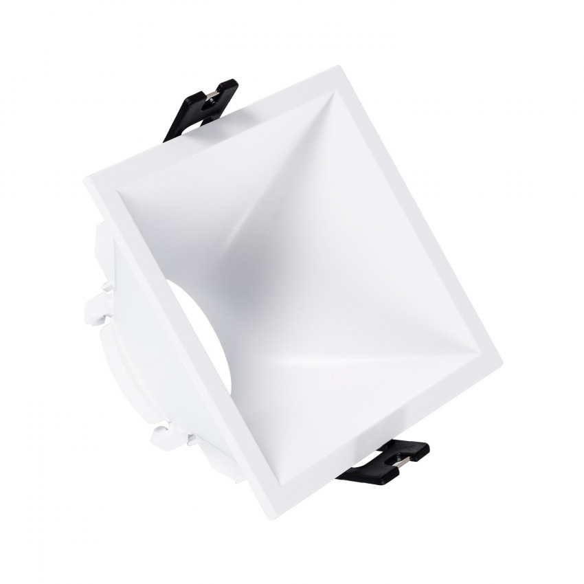 Vierkante Inbouw Ring  45º Laag  UGR Voor LED GU10 / GU5.3 Led Lamp Zaagmaat 85x85 mm