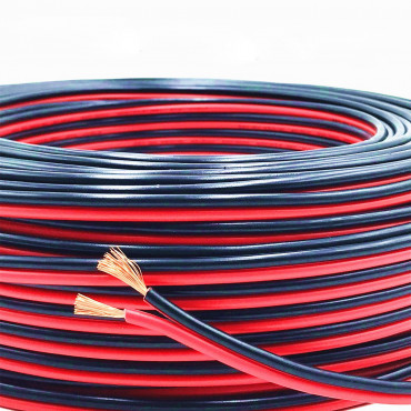 Bezighouden Woordvoerder Charmant Platte Elektriciteitskabel 2x0.5mm² voor Monocolor LED Strips - Ledkia Bezighouden Woordvoerder Charmant Platte Elektriciteitskabel 2x0.5mm² voor Monocolor LED Strips - Ledkia