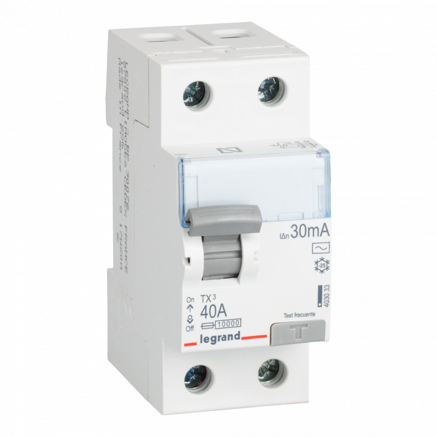 Interruptor Diferencial TX3 Terciario 2P-30mA Clase AC 25-40 A LEGRAND 403033