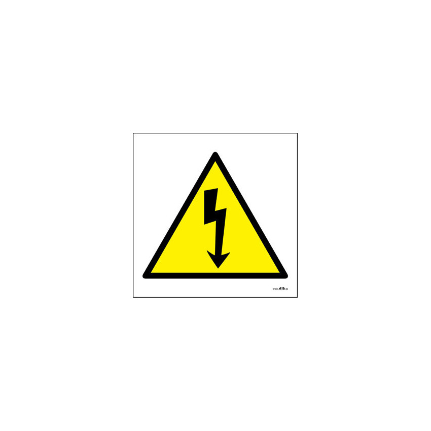Doos met 20St PVC gevarenpictogram Stikkers 100 mm