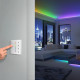 Kit Controlador Táctil con Regulador RF y Tira LED RGB 12/24V DC