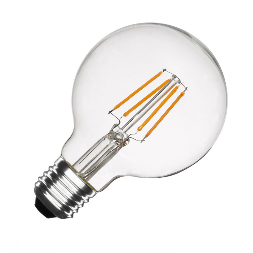LED Lamp Dimbaar Filament  Ballonvormig G80 E27 6W