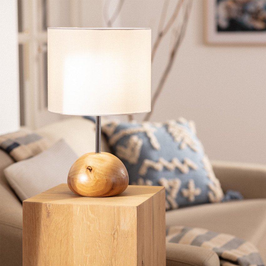 Tafellamp van Hout Gulbi 