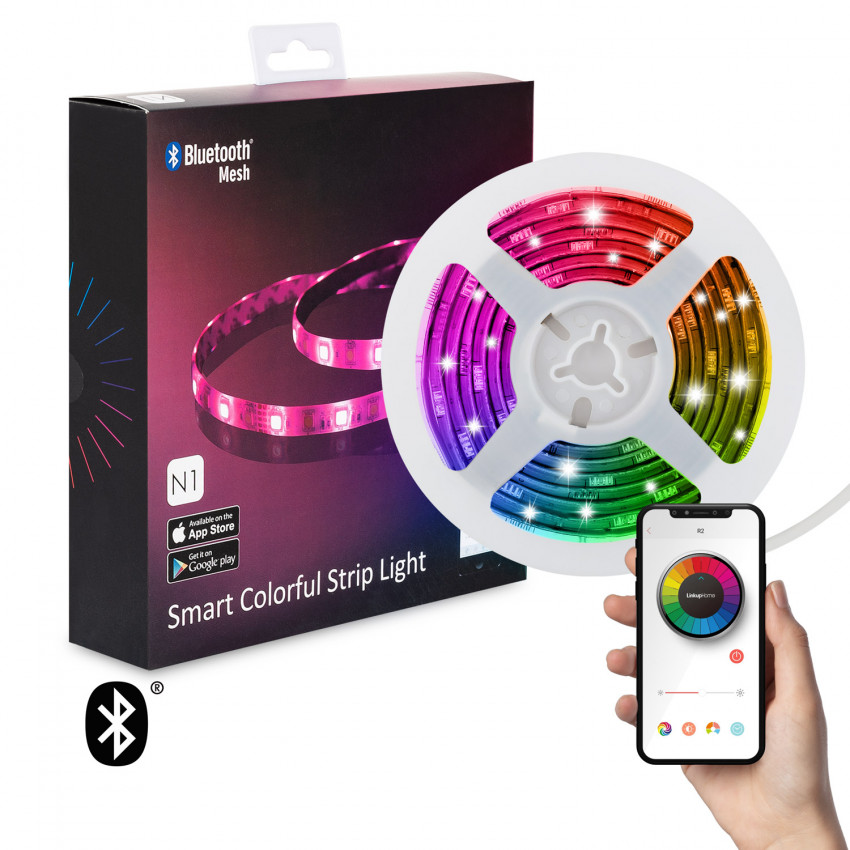 Baliza Bluetooth LED Solar con Pincho IP65