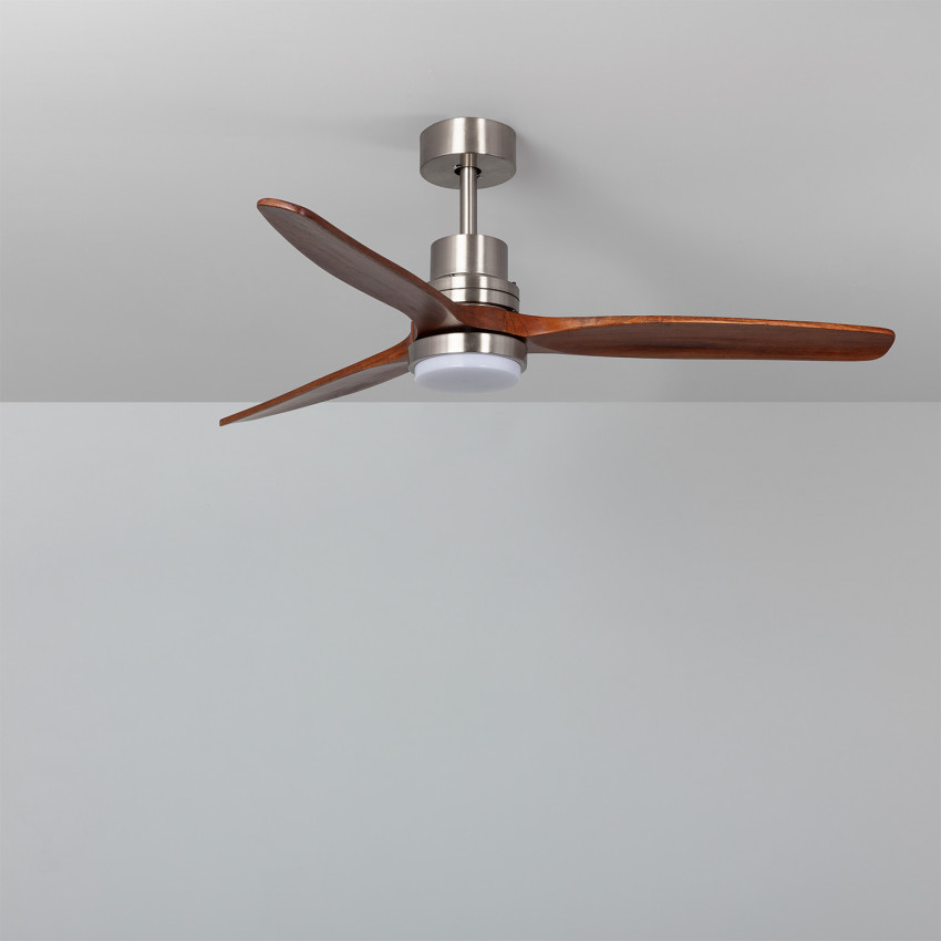 Plafondventilator Savate Nikkel LED 132cm Motor DC