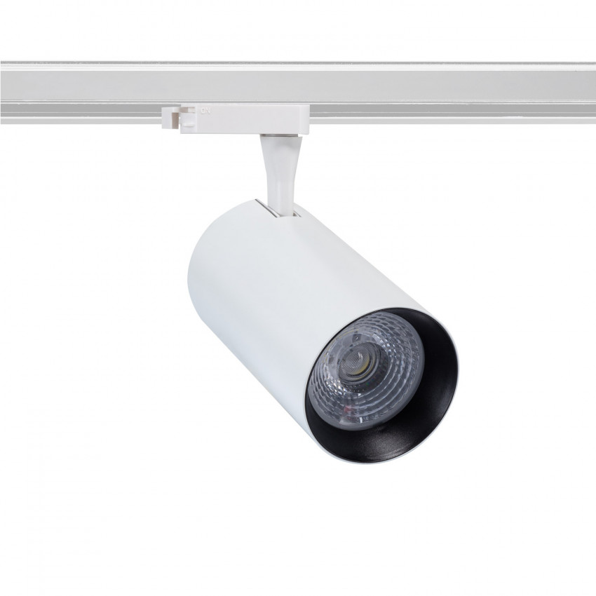 Spotlight Vulcan LED 30W Wit Voor tweefasige Rails 