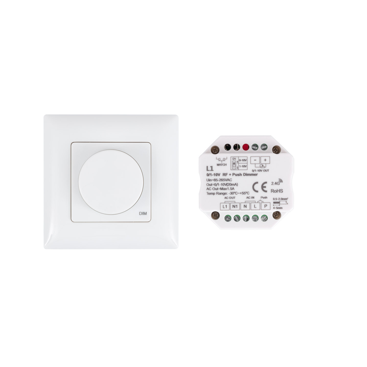Dimmer schakelaar LED 110V RF Draadloos Ledkia