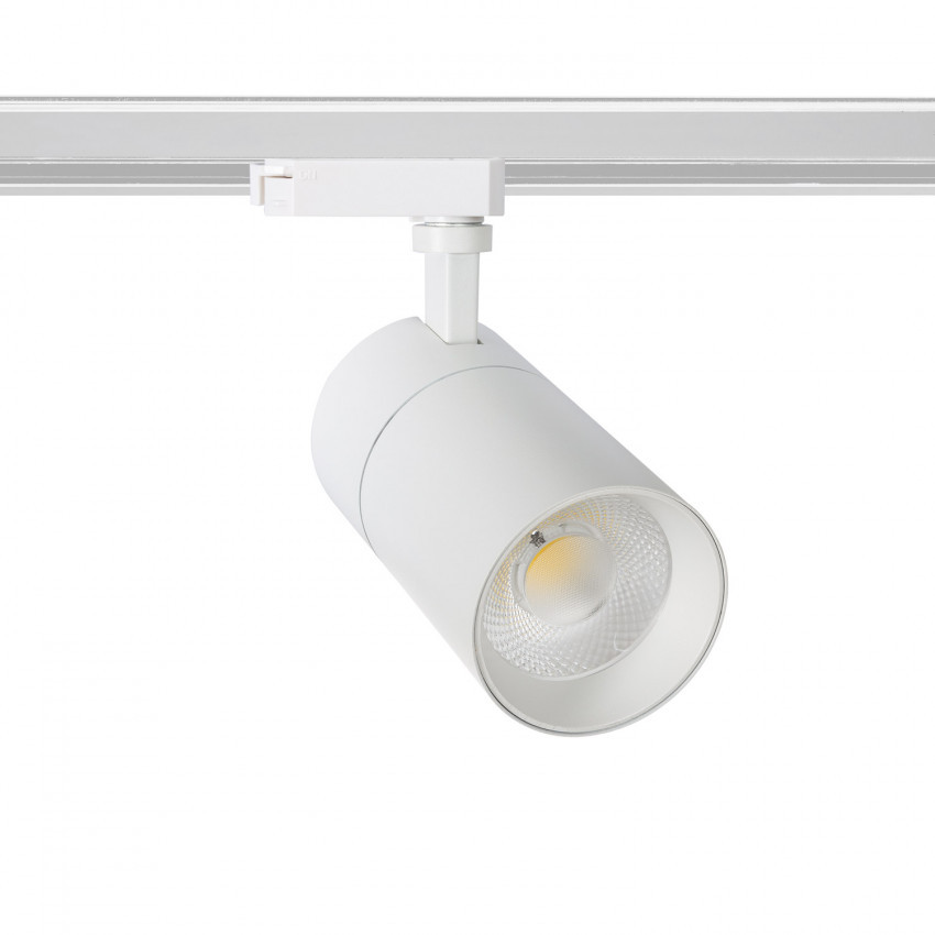 Spotlight New Mallet Wit LED 30W Dimbaar No Flicker voor Eenfasige Rail (UGR 15)