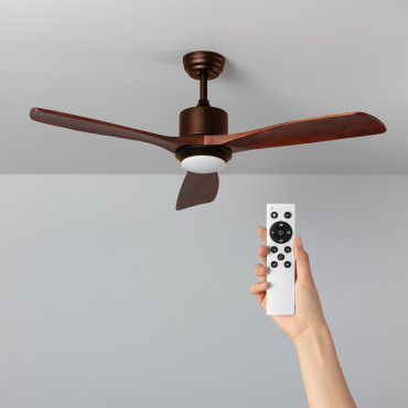 Plafondventilator LED Forest Brown 132cm Motor DC
