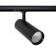Foco LED Bertha para Carril Trifásico 30W Negro