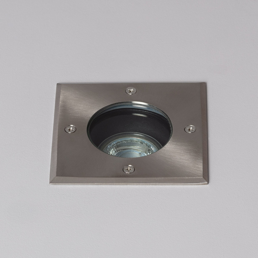 Vierkante Grondspot Inox IP67   