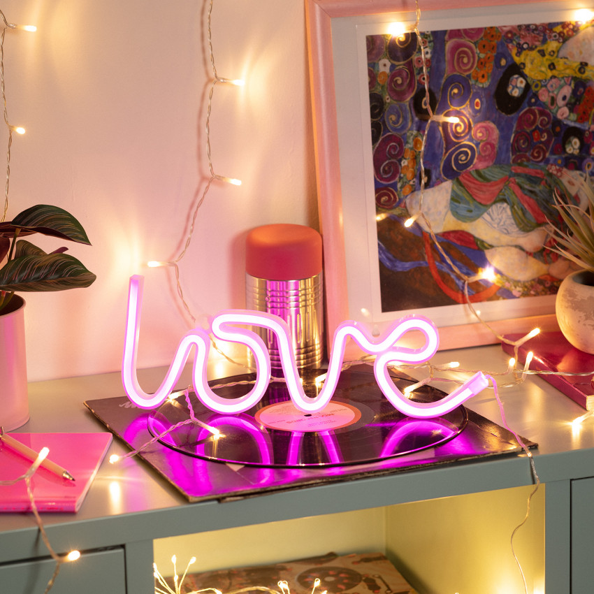 Letras Neon LED Love