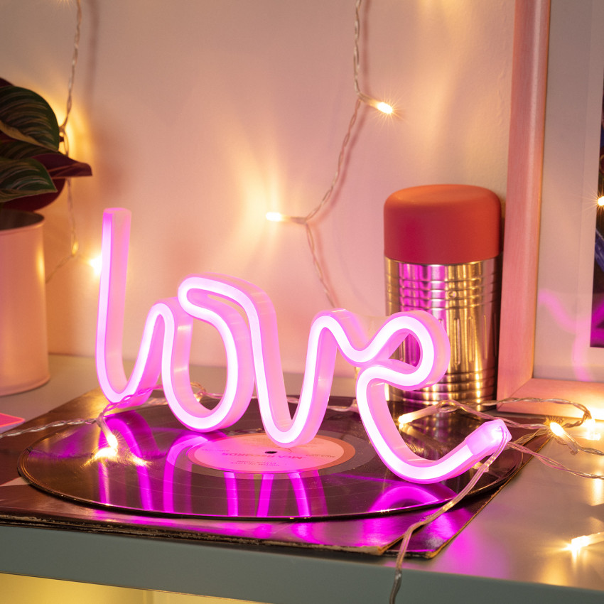 Letras Neon LED Love