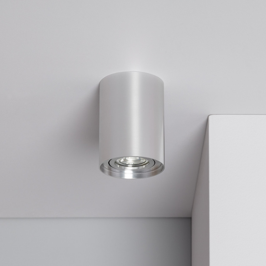 Plafondlamp Aluminium Quartz Zilver 