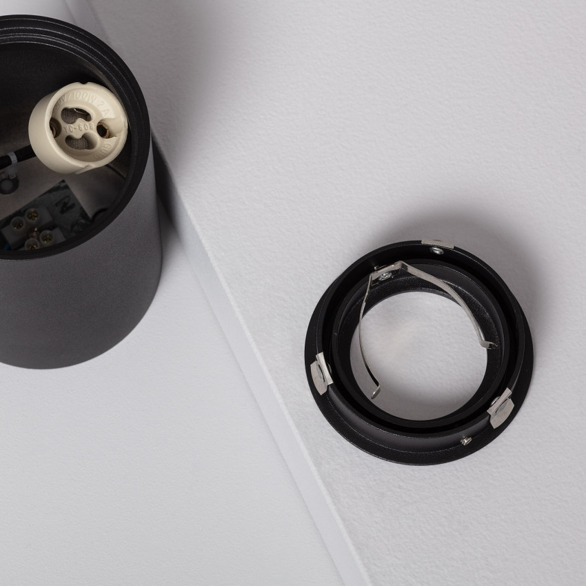 Aro Downlight Circular Blanco para Bombilla LED GU10 / GU5.3