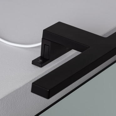 Armatuur Carl 5W Zwart voor Badkamer Spiegel 6000K