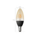 Pack 2 Bombillas LED E14 Filamento White 4.5W B35 PHILIPS Hue Candle 