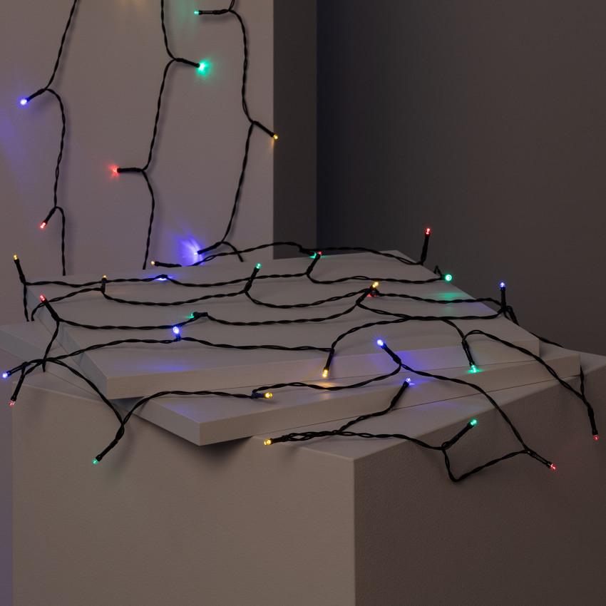Guirnalda SnowFlakeBalls LED con Cargador Solar 