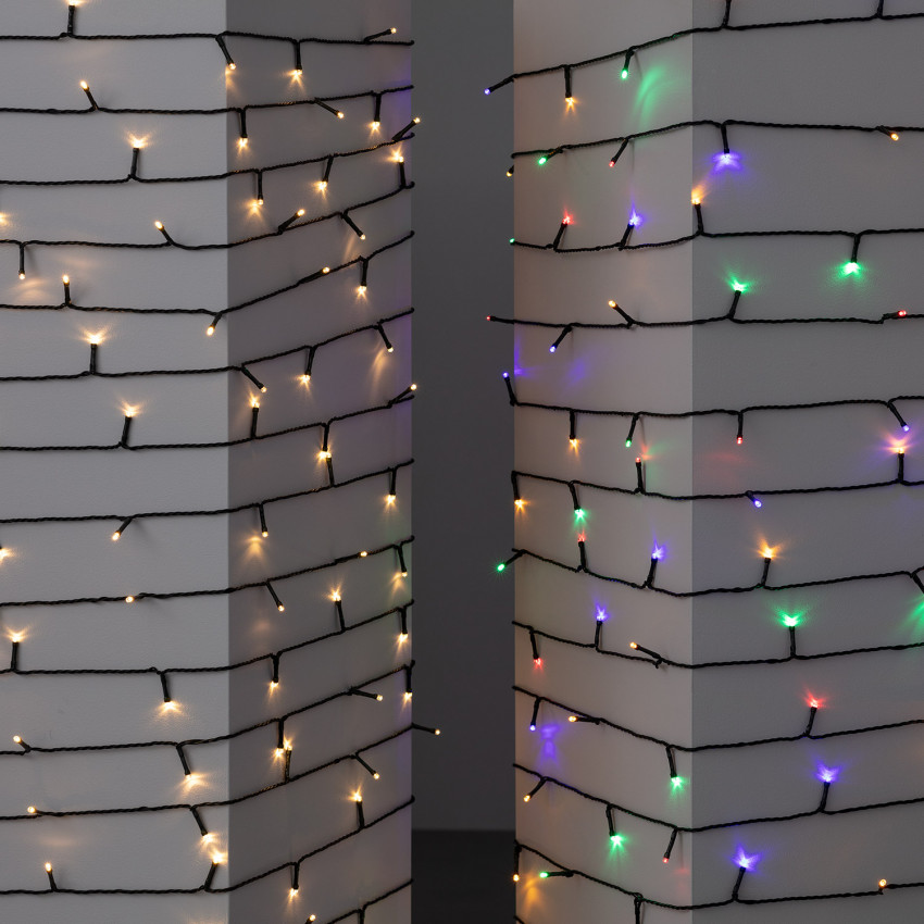 Guirnalda SnowFlakeBalls LED con Cargador Solar 
