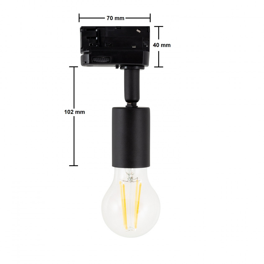 Foco LED Cree Crockett 30W para Carril Trifásico