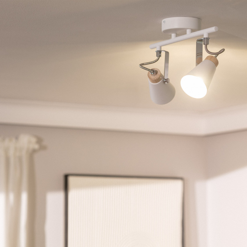 Foco Orientable Mara 2x Blanco