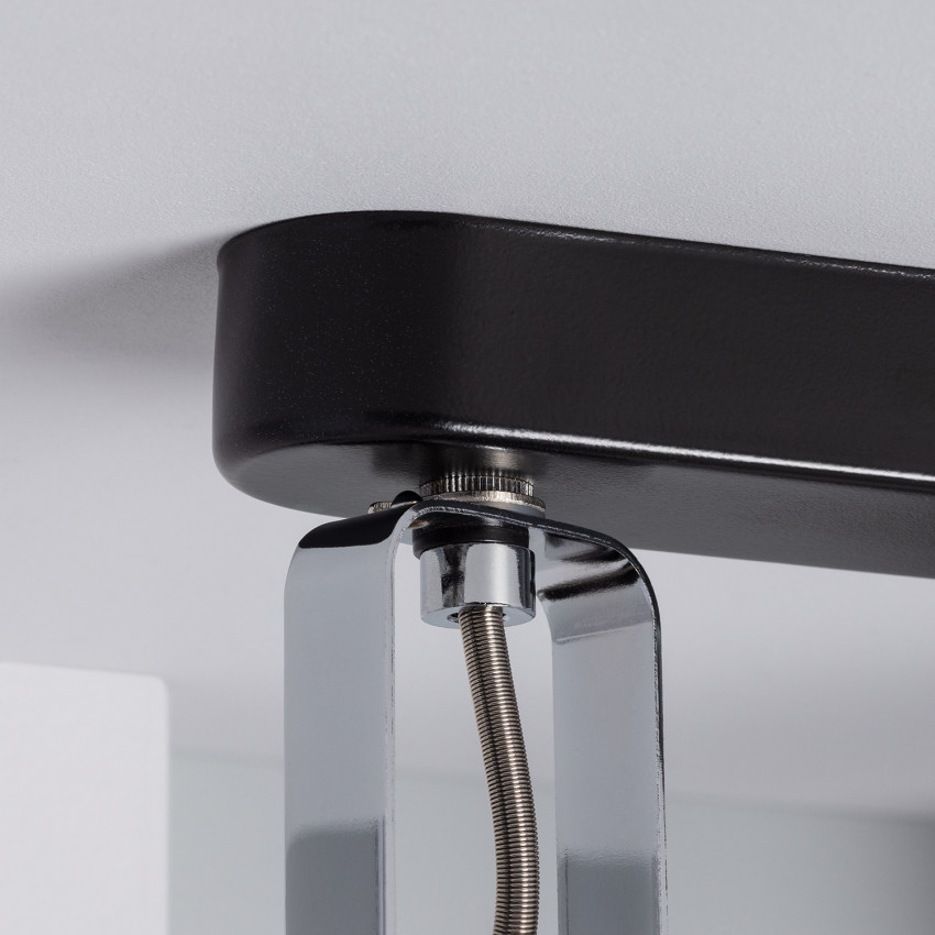 Foco LED Orientable Big Quvu 2x4W Negro