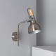 Foco de Pared Orientable Emer Plata